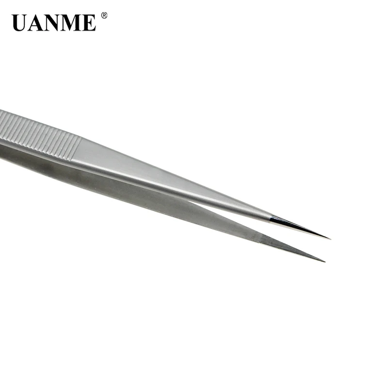 UANME AT 18K 7 &quot 18 см длинный Пинцет нержавеющая сталь электронный острый кончик