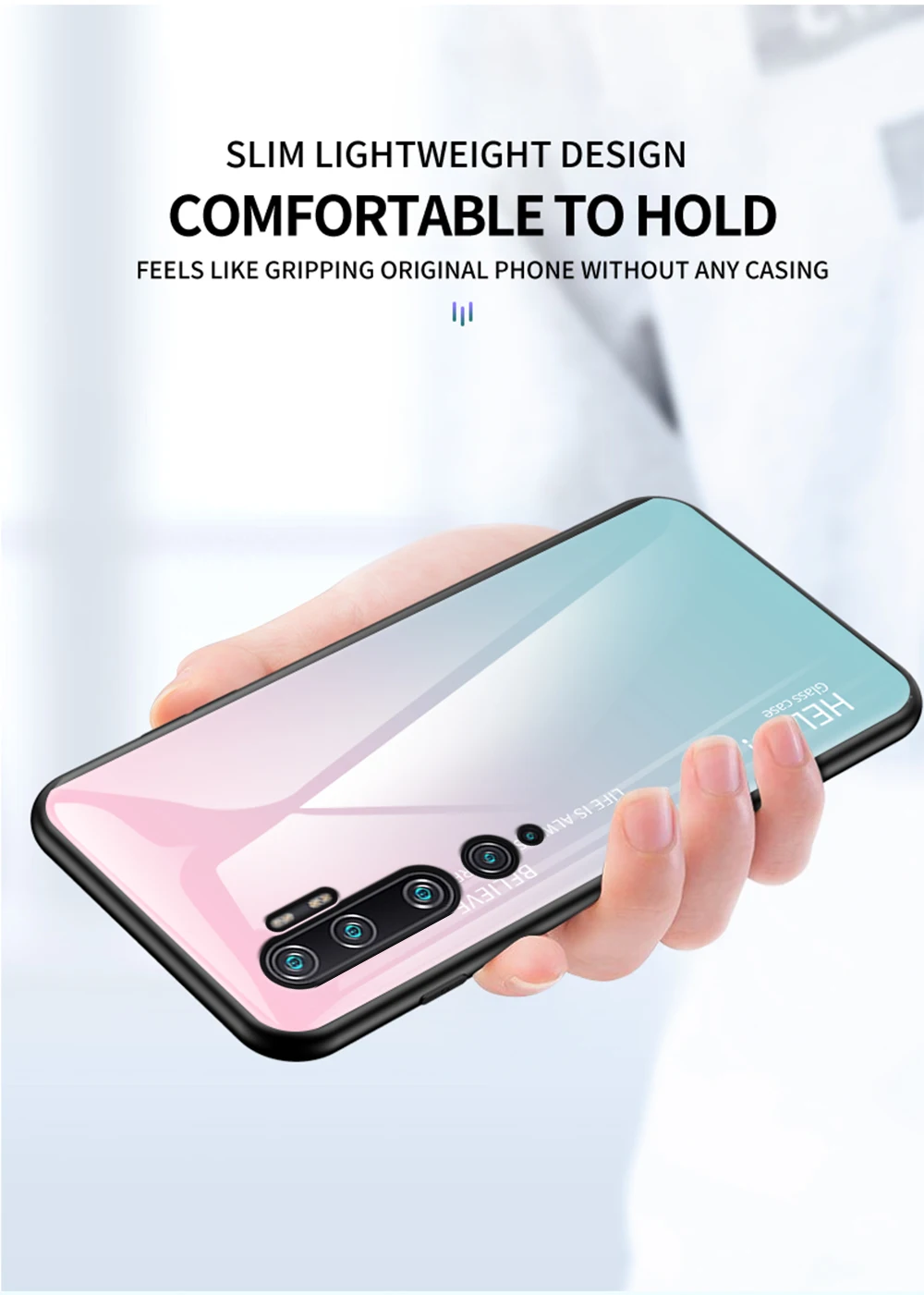 Note 10 Pro Чехол Zroteve силиконовая рамка стеклянная крышка для Xiaomi mi Note 10 чехол обесцвечивающее стекло задняя крышка Xia mi Xio mi Note 10