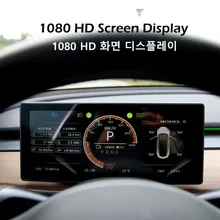 2021 neueste HUD Digitale Performace LCD Display Tachometer Reifendruck Überwachung für Tesla Modell 3