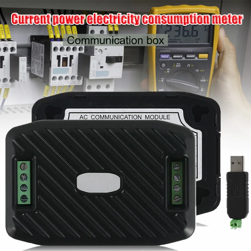 

Communications Module AC Voltage Current Power Electricity Consumption Meter with USB Module 10A PUO88