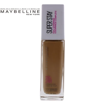 Maybelline Superstay-Base de maquillaje de cobertura completa, 220 Natural, color Beige, 1 oz