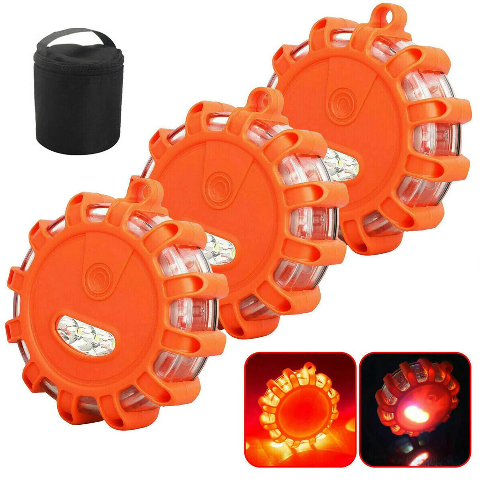 Led Flare Lights Roadside Safety Warning Lights Flashing Road