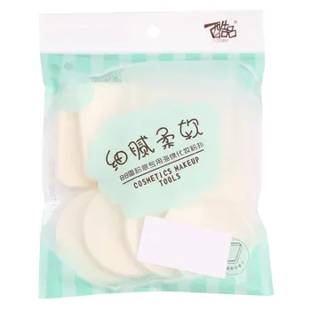 

8pcs Soft Wet And Dry Powder Puff Foundation Makeup Cosmetic Puff Set With Box Beauty Make Up Blender Tool
