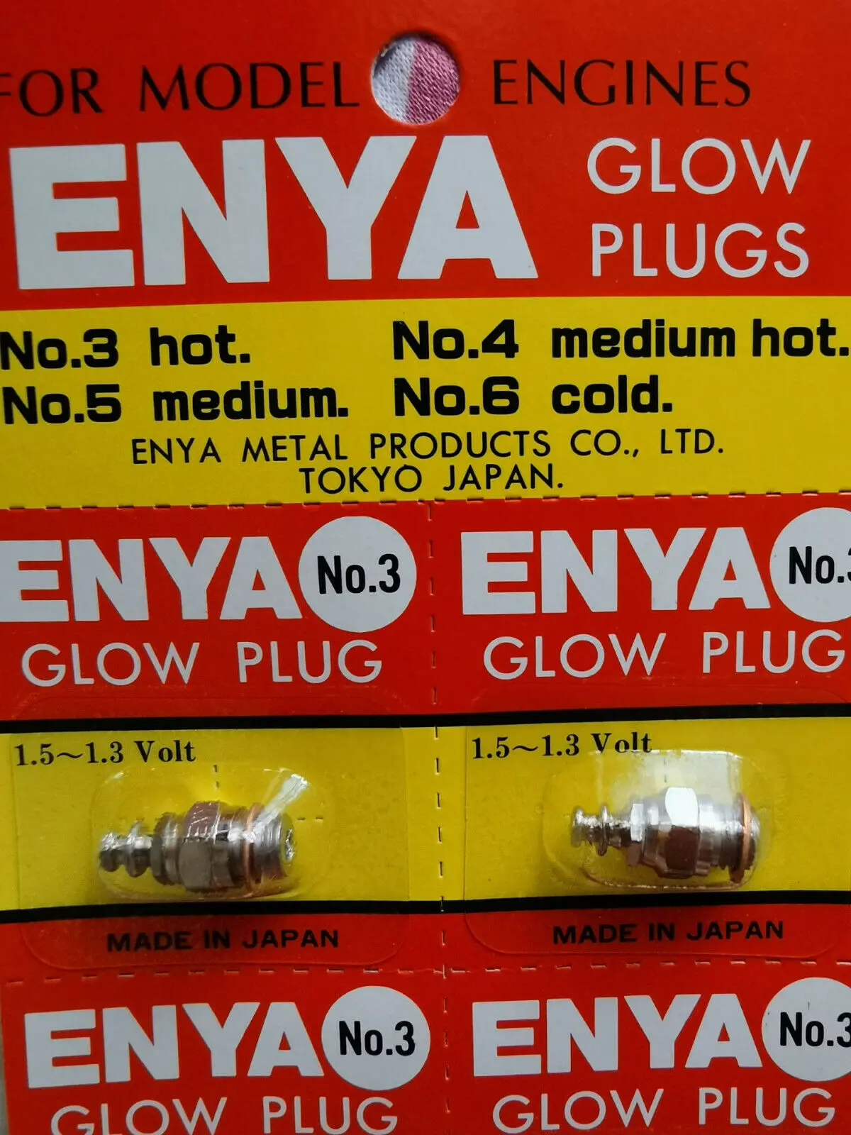 RC modelbouw en speelgoed NO 3 HOT ENYA GLOW PLUG BRAND NEW IN PACKAGE