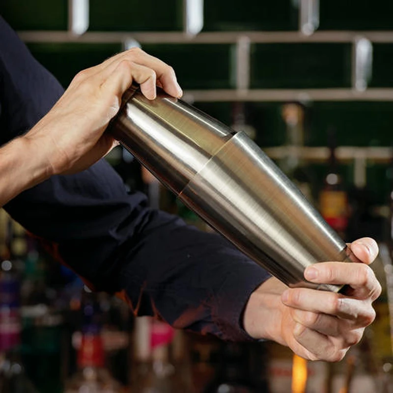 Шейкер премиум-класса барная посуда набор-13 шт. бармен набор включает шейкер, стойку, ложку, pourer, соломы и льда tong шейкер для коктейлей