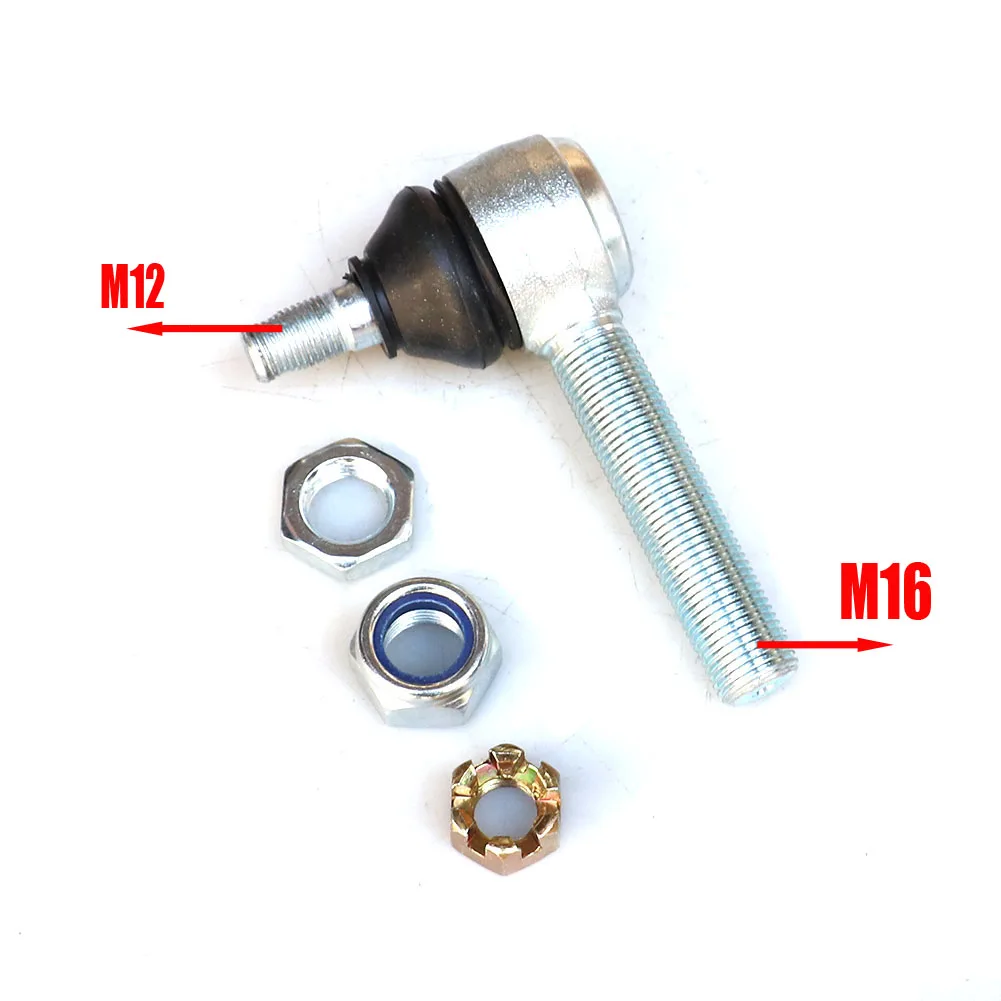 Комплект шаровых шарниров рулевой тяги M16 M12 для квадроциклов 50cc 70cc 90cc 110cc 125cc 150cc 200cc 250cc ATV
