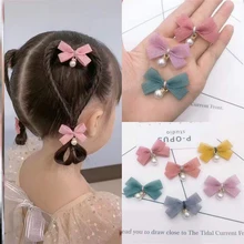 

머리핀 Hair Pin Baby Accessories резинка для волос Baby Hair Accessories Bow Pearl Hairpin Sweet And Lovely Girl Hair Ornament