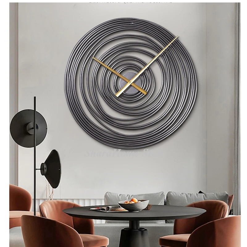Annual Ring Home Wall Decor Clock Brief Design Modern Creative Silent Orologio Parete Art Decoration Salon Living Room Office
