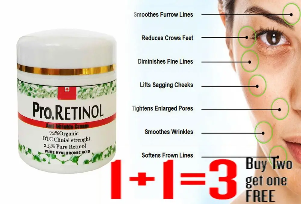 

Retinol Anti Ageing Cream Pure Hyaluronic Acid Matrixyl Snail cream 50ml