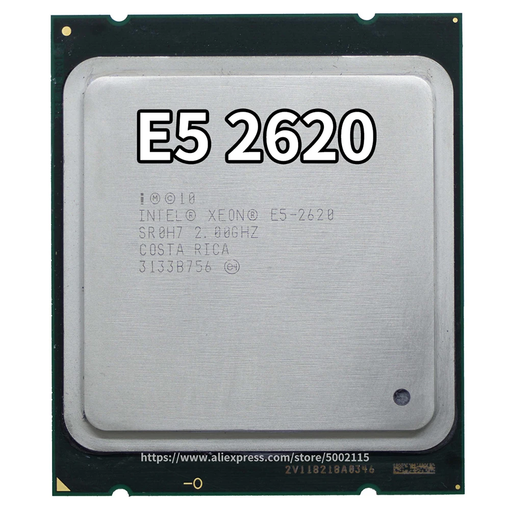 Процессор Intel Xeon E5-2620 E5 2620 2,0 ГГц шестиядерный ЦП с двенадцатью потоками 15 м 95 Вт LGA 2011