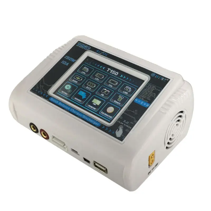 HTRC T150 AC/DC 150 Вт 10A сенсорный экран RC Баланс Зарядное устройство Dis зарядное устройство для LiPo LiHV LiFe Lilon NiCd NiMh Pb батарея