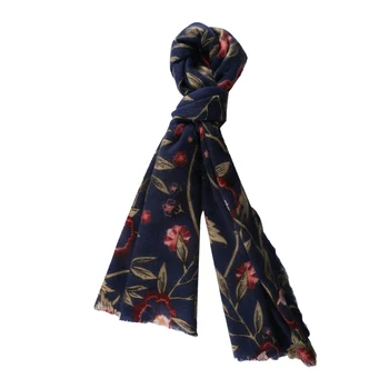 

2019 New Brand Winter Scarf Flower Cashmere Pashmina Women Scarfs Warm Thick Shawl Hijab Poncho For Ladies Scarves Foulard Femme