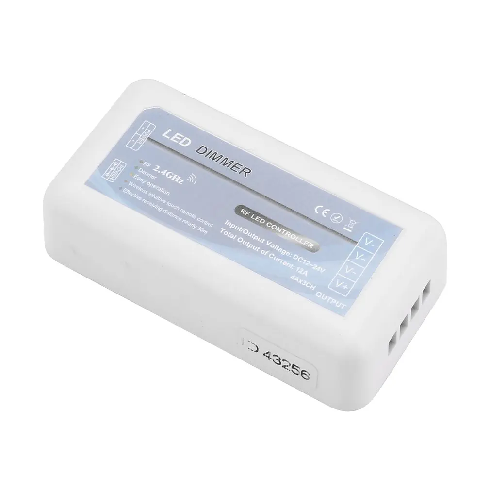 2,4G DC12/24 V 12A CCT/диммер контроллер+ 4 группы дистанционного управления для 5050 3528 Светодиодная лента