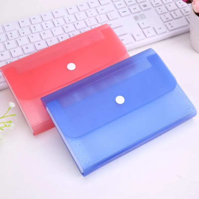

Fruit color organ bag Mini colorful PP A6 file bag