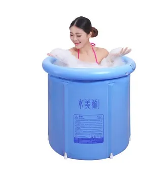 

Inflatable Bath Tub PVC Portable Tub SPA Environmental Portable Soaking Tub Bathtub Bathroom SPA For an Adult