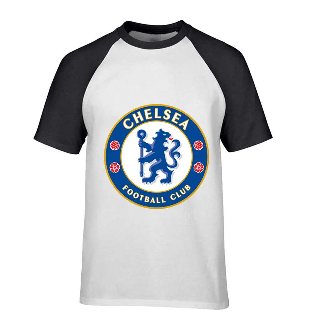 

Men's Football Shirt Off White Gym Couture Hip Hop Print Tee Shirt Chelsea raglan sleeve T-shirt Lil Peep