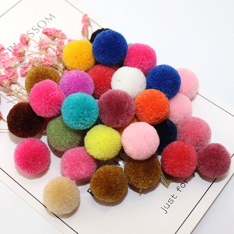  20Pcs 30mm Mix Color Soft Pom Pom Fur Ball-Pom Poms for DIY  Sewing Handmade Material-Sewing Accessories and Supplies-Pom Pom Balls for  Kids DIY Arts and Crafts Projects : Arts, Crafts 