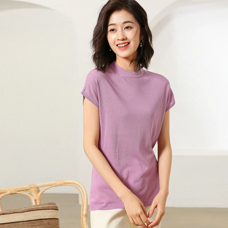Новинка 2020 Модный женский свитер без рукавов летний Повседневный пуловер с