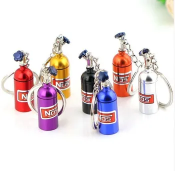 

car Turbo Nitrous Oxide Bottle Keychain Keyring Pill Box Storage for Audi I Ah Ah A8 A3 A4 A6 A5 Q7 R A3 3-Door