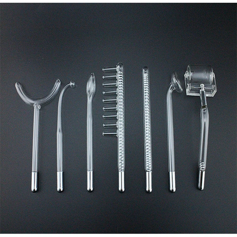 Portable High Frequency Facial Care Tools Household Electrotherapy Comb Electrotherapy Stick Cosmet