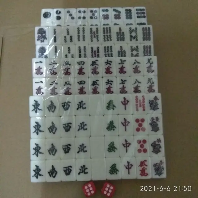 Japonês mahjong telhas/mão do agregado familiar para jogar mahjong