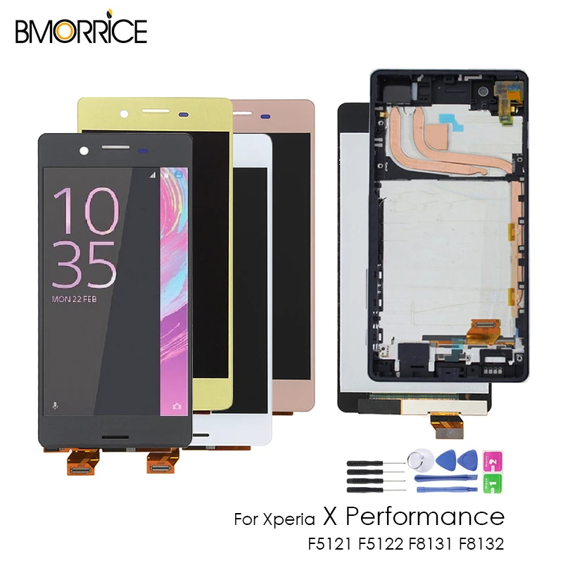 

5" For Sony Xperia X Performance F8131 F8132 LCD Display Touch Screen Digitizer Assembly F5121 F5122 XP LCD Replacement