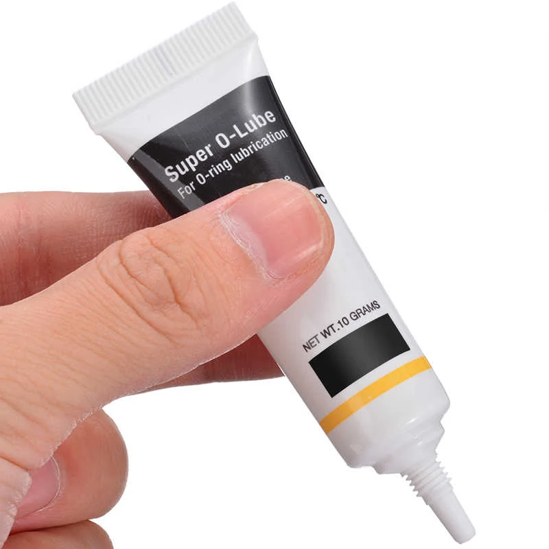 Silicone Grease Lubricant Silicone Grease Waterproof Food Grade Silicone Lubricant Grease for O Rings Ring Faucet Plumbers 10g NIN668