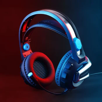 

H9 Gaming Headset 3.5mm + USB Wired with Microphone Headphones Music Stereo Bass Deep Headband for Gamer PC Computer Laptop PS4