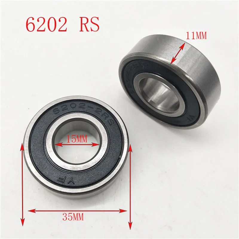 Ball Bearing 2pcs/lot 6202RZ Precision Level Deep Groove 15*35*11mm