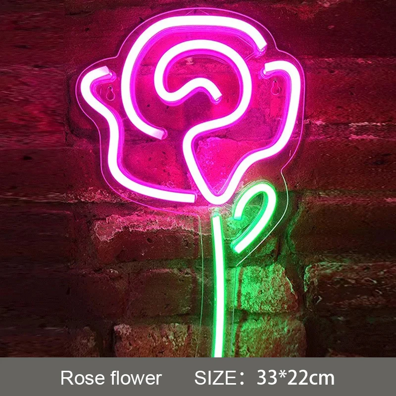 Big Size Led Design Neon Sign Night Light Horse Art Decorative Lights  Plastic Wall Bedroom Lamp For Kids Baby Room Party - Neon Bulbs & Tubes -  AliExpress