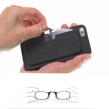 Горячая Распродажа, два стиля, мини-очки для чтения с зажимом на носу 1,0-3,5, портативные очки для дальнозоркости и чехол
