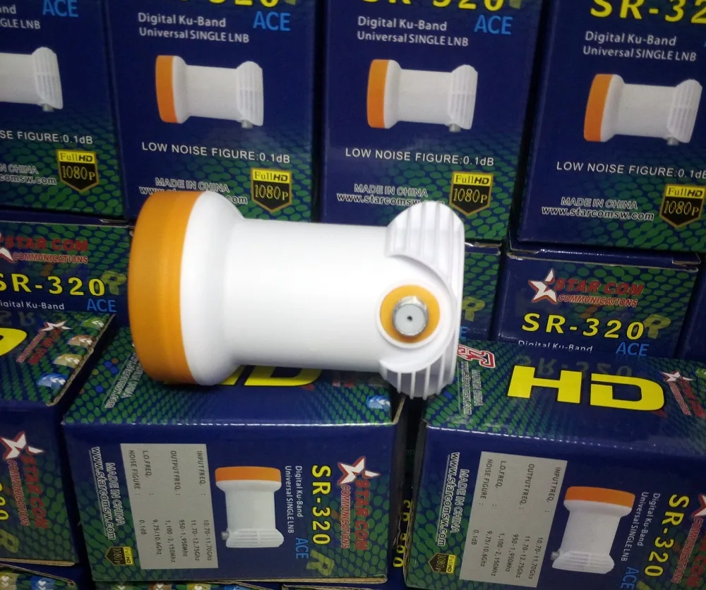 STARCOM SR-320, SR-3602 SR-3604 Универсальный ku-диапазон цифровой HD одиночный, двойной, LNB с высоким коэффициентом усиления низкий уровень шума спутниковая антенна LNB