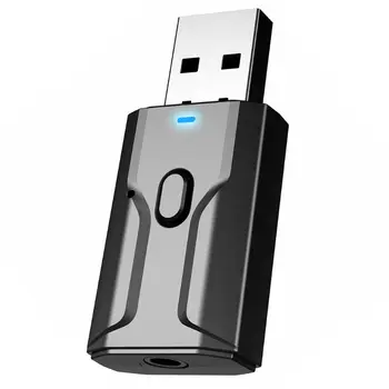 

Mini USB Bluetooth 5.0 Transmitter Receiver Stereo Bluetooth USB Adapter 3.5mm AUX For TV PC Headphones Car Dropshipping
