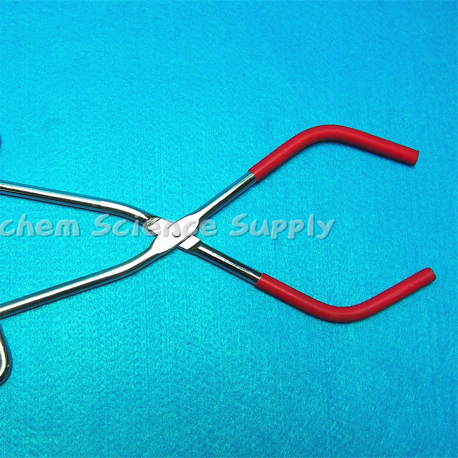 Lab Beaker Tongs Iron Holder Clip Total Length 260mm