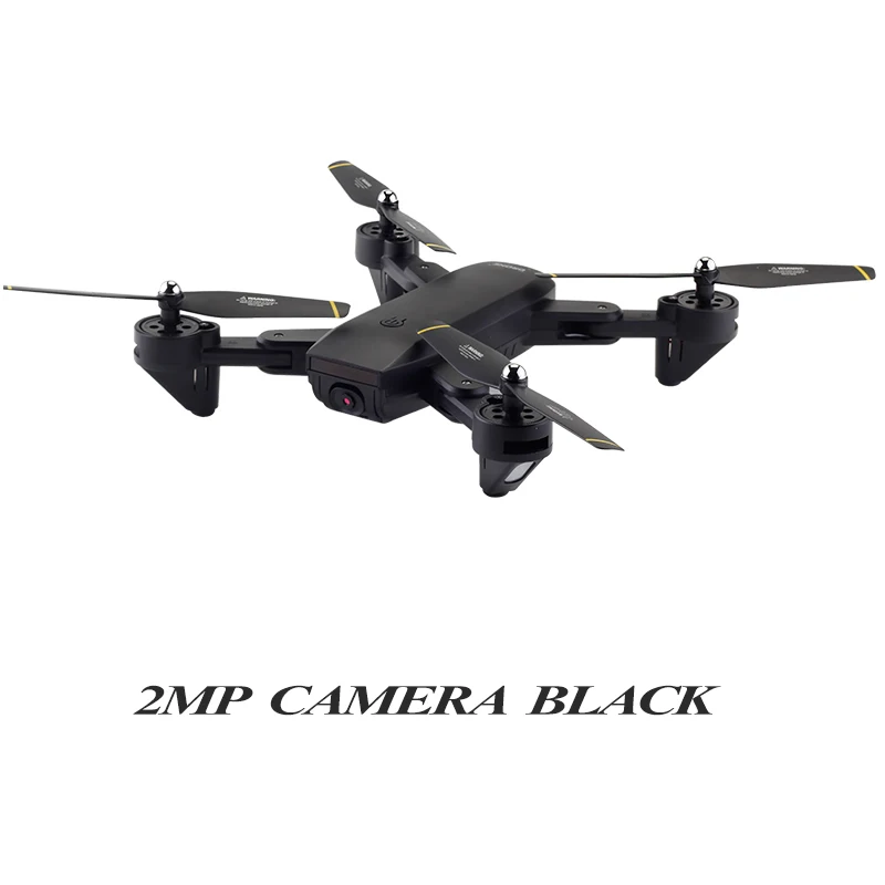 2mp camera black Радиоуправляемый Дрон однокнопочный возврат Радиоуправляемый вертолет оптический поток складные дроны радиоуправляемые игрушки длительный срок службы батареи HD воздушный Радиоуправляемый квадрокоптер подарок - Цвет: 2mp camera black