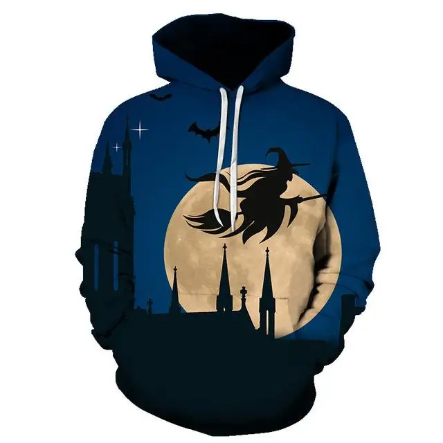 Halloween fears 3D pumpkin hoodie jumpers Halloween costumes fall/winter hoodies for men and women Regular - Цвет: LMWY-831
