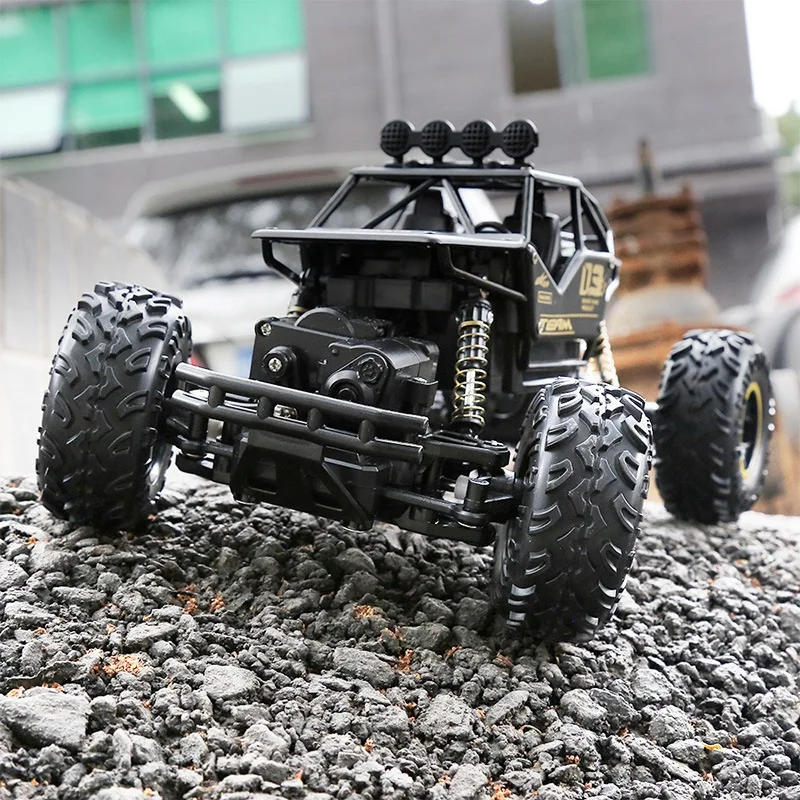 Радиоуправляемый автомобиль 1/16 4Wd Rock Crawlers 4X4, вождение автомобиля, двойной двигатель, привод, Bigfoot, автомобиль с дистанционным управлением, модель автомобиля, игрушка, серебро