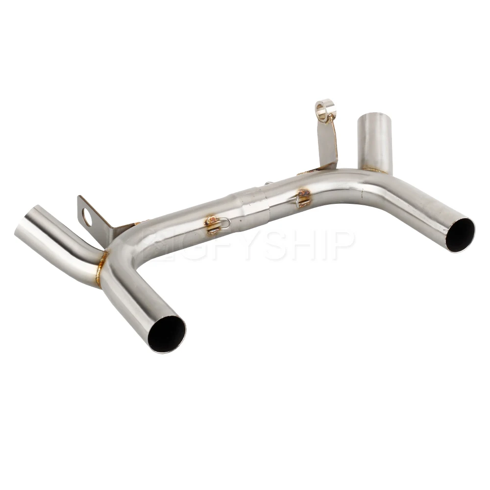 Per Triumph Thunderbird 1600 2009 - 2019 Thunderbird 1700 Storm Decat Pipe Silenziatore Di Scarico Moto Catalyst Delete Pipe