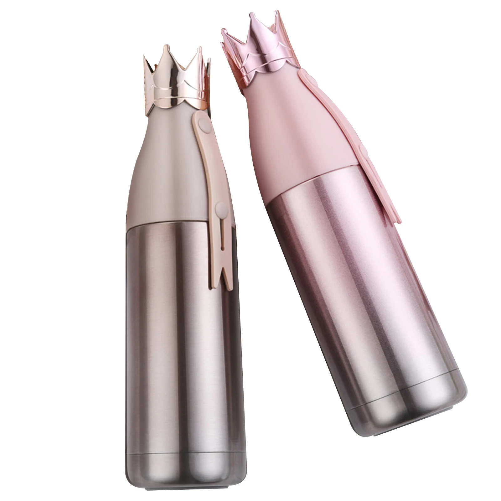 

Faroot Insulation Cup Stainless Steel Colorfast Thermal Insulation Kettle Gradients Water Black Gold