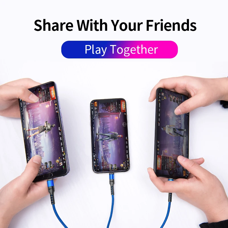 Power4 мобильный телефон 3 в 1 USB кабель с Micro USB/type C зарядный разъем для Lightning iOS Android телефон зарядное устройство