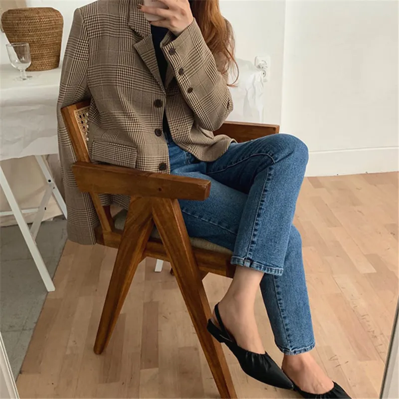 South Korea CHIC Simple Loose-Fit Handsome Trend Casual Suit Jacket