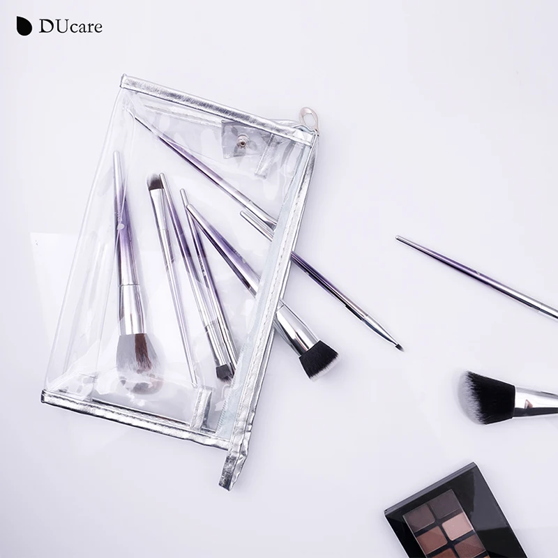DUcare 9 шт. набор кистей для макияжа порошок маскирующие тени для век кисть для бровей красота кисти для макияжа