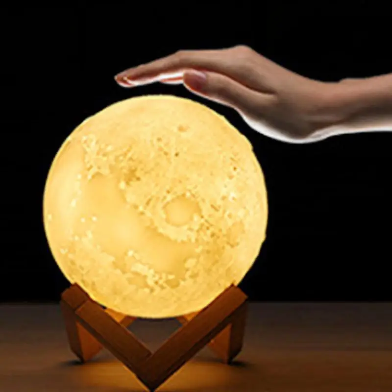 Горячее предложение! Распродажа! Moon светильник Ночной светильник креативный 3D печать пространство ночной Светильник луна светильник подарок для любителей космоса номер Украшение Стола