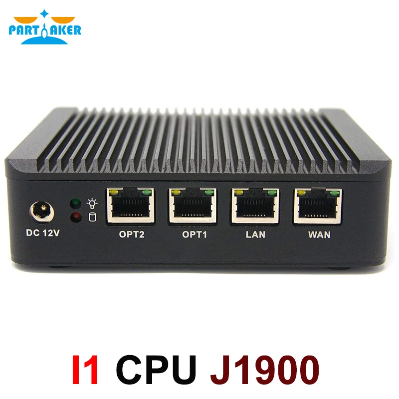 Мини сервер parмягкий N10 Plus Домашний ПК четырехъядерный ЦПУ j1900 4 процессора intel lan