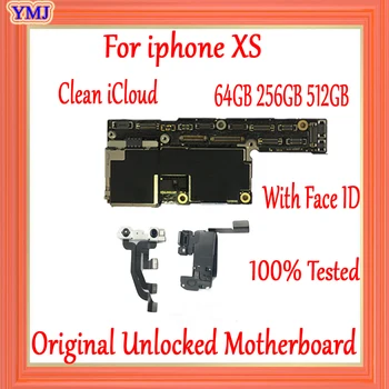 

Good Tested For iPhone XS Motherboard With/No Face ID ,With IOS System For iPhone XS Logic Board,With Free iCloud,64g/256g/512g