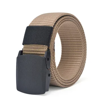 

TagerWilen Men Belts Automatic Buckle Nylon Belt Male Casual Belt Mens Military Women Waist Canvas Belts Outdoor Sports Camping