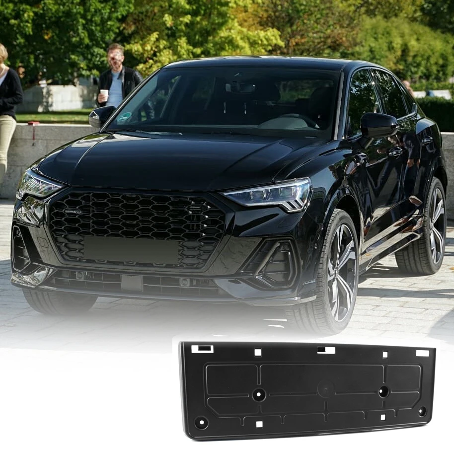 audi q3 license plate bracket