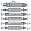 6cps/Set HSS Screw Extractor Damaged Drill Bits Guide Set Broken Speed Out Easy out Bolt Stud Stripped Screw Remover Tools ► Photo 3/6