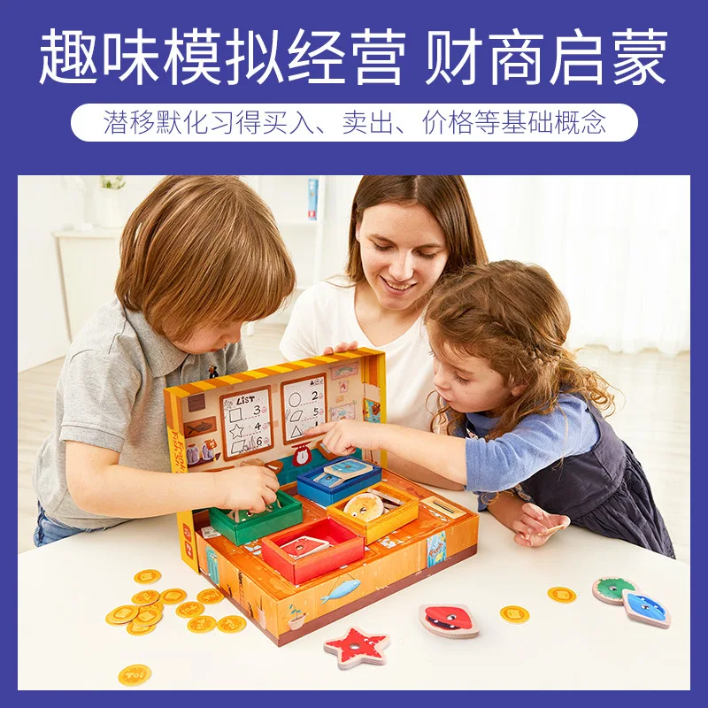 

Toi Tabletop Game Frank Fish Shops Early Childhood Educational Toy Its Parent And Child Interactive Game GIRL'S And BOY'S Fishin