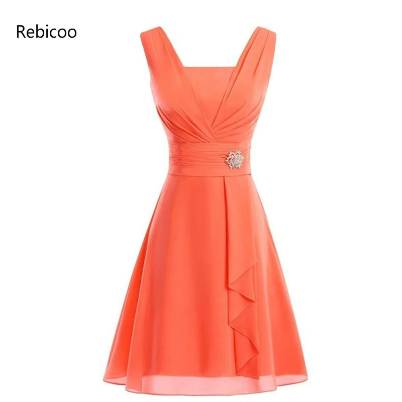 orange and green dresses